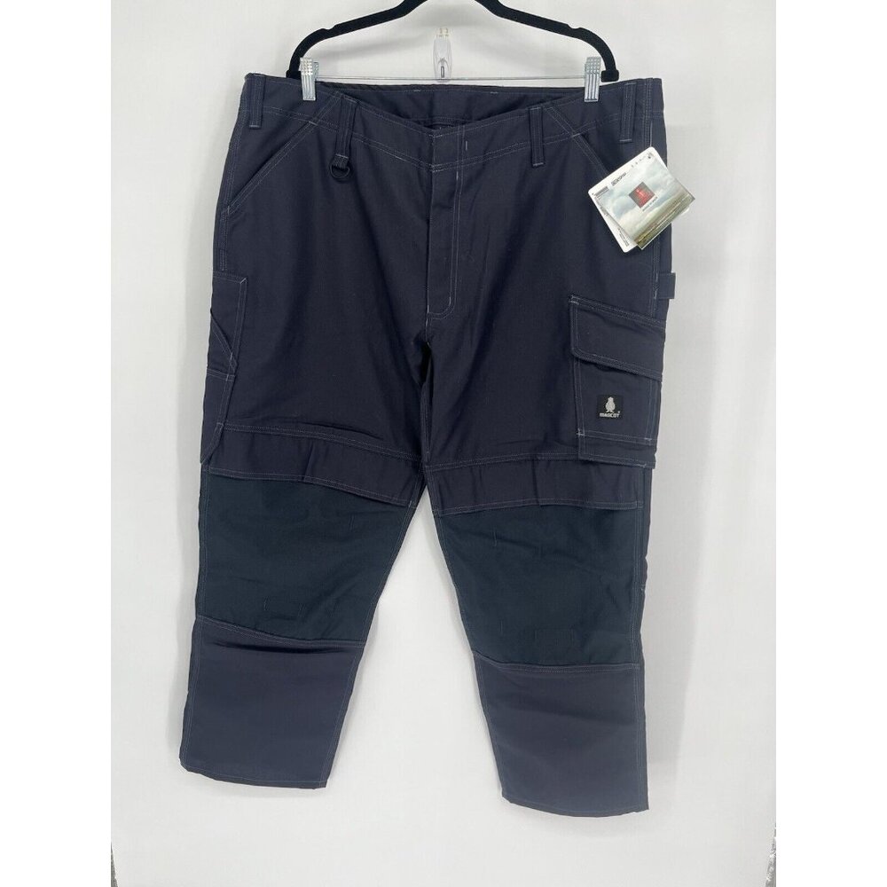 Mascot Men's Work Pants Houston Cargo Work Trousers Navy Blue‎ Size 44.5